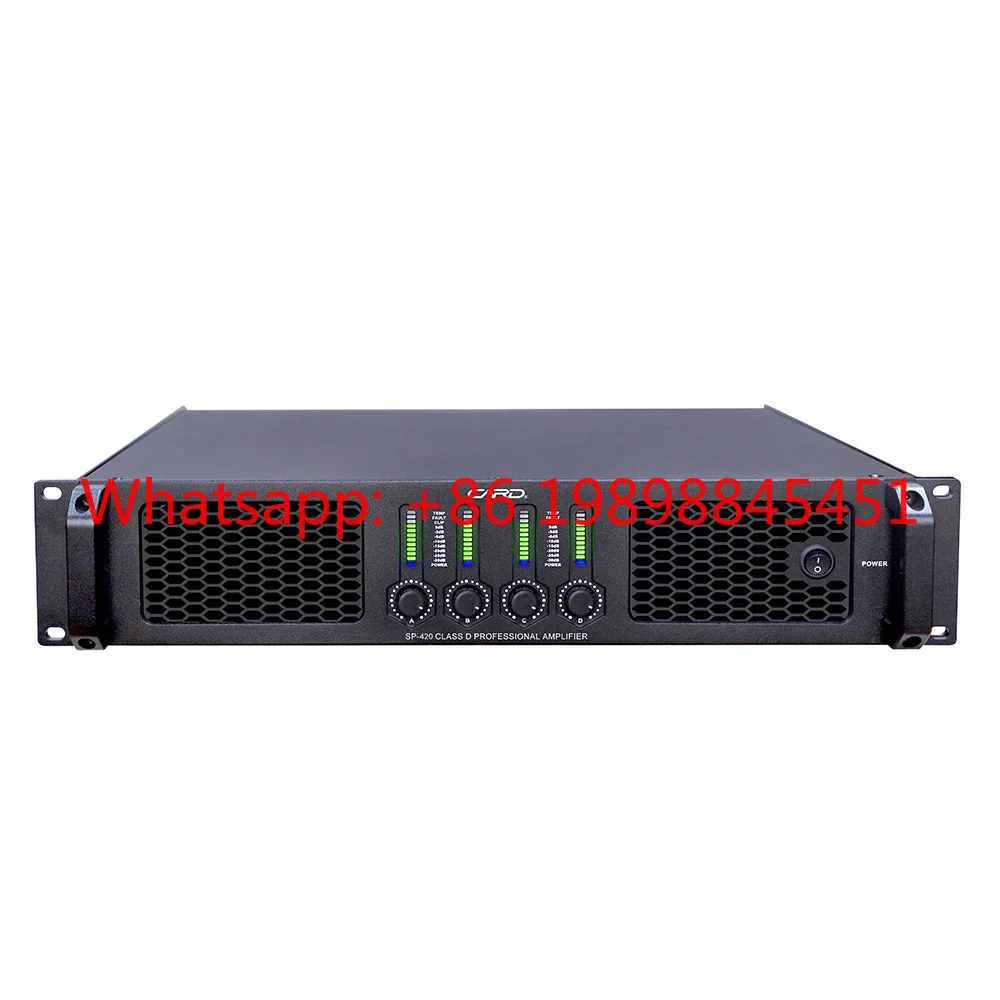 Professional 4-Channel 8000W Class D Power Amplifier with Metal Shell
Professional 4-Channel 8000W Class D Power Amplifier with Metal Shell
