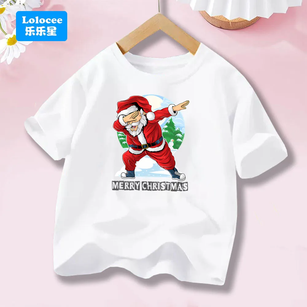Рождественский танцевальный костюм Санты, футболка для девочек, Рождественская футболка в стиле ретро, повседневная модная эстетичная футболка, модные топы SDLL1
Рождественский танцевальный костюм Санты, футболка для девочек, Рождественская футболка в стиле ретро, повседневная модная эстетичная футболка, модные топы SDLL1