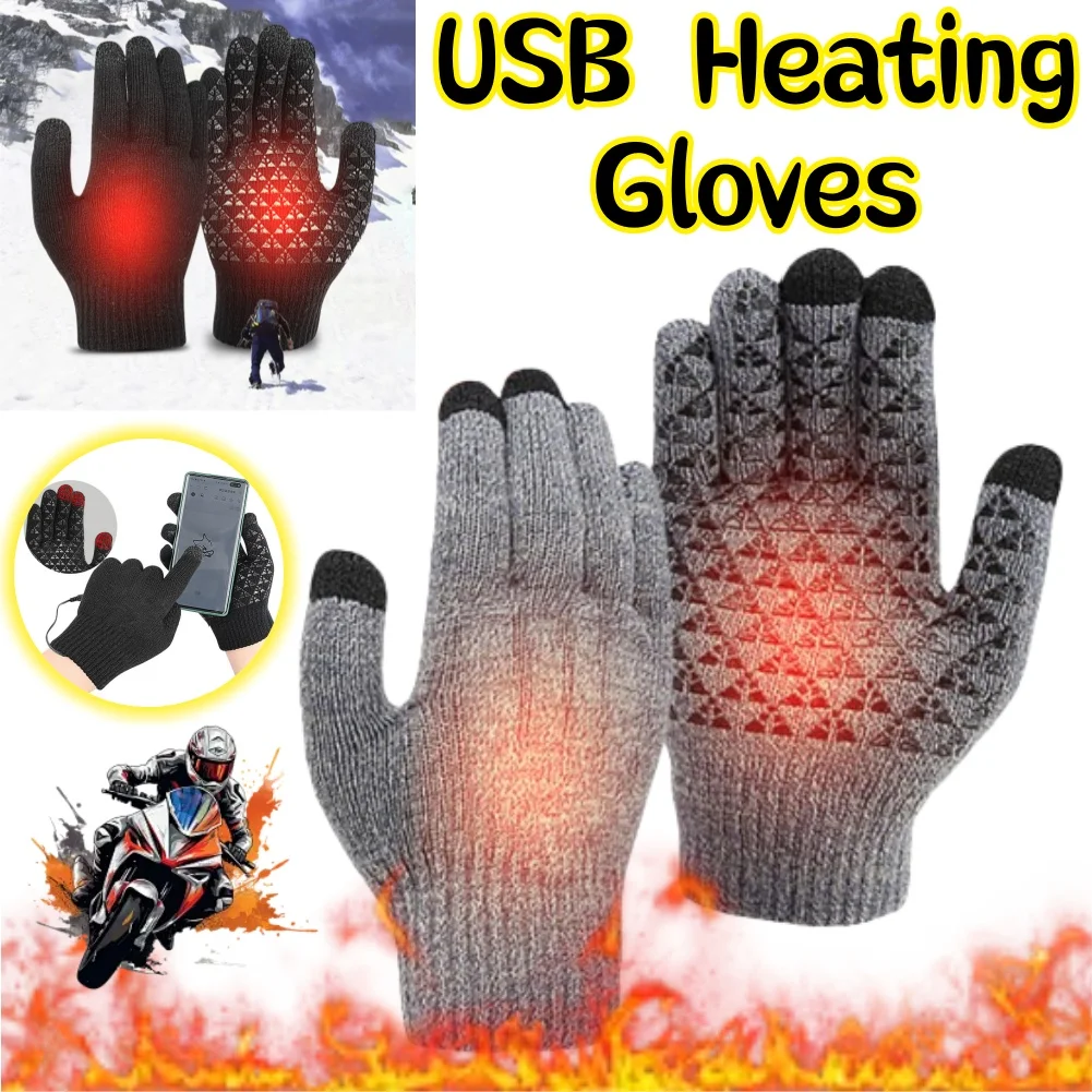 1/2pair Winter Gloves Waterproof Thermal Touch Screen Thermal Windproof Warm Gloves USB Electric Heating Gloves for Cold Weather
1/2pair Winter Gloves Waterproof Thermal Touch Screen Thermal Windproof Warm Gloves USB Electric Heating Gloves for Cold Weather
