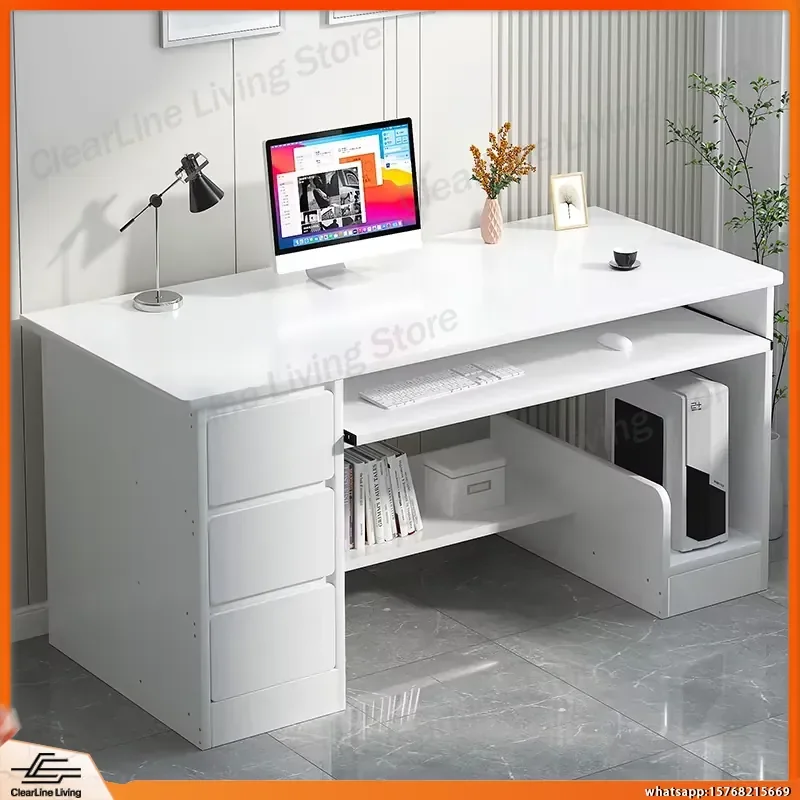 Small MDF Computer Desk with Keyboard Tray Drawer Modern Office Study Table Writing Desk Assembly Required Multi Function
Small MDF Computer Desk with Keyboard Tray Drawer Modern Office Study Table Writing Desk Assembly Required Multi Function