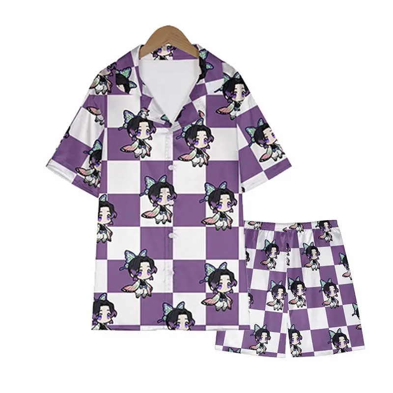 Anime Demon Slayer Kochou Shinobu Pajamas Set pajamas spring summer Man Women Cotton Loose Pyjama Suit Soft Home Clothes gifts
Anime Demon Slayer Kochou Shinobu Pajamas Set pajamas spring summer Man Women Cotton Loose Pyjama Suit Soft Home Clothes gifts
