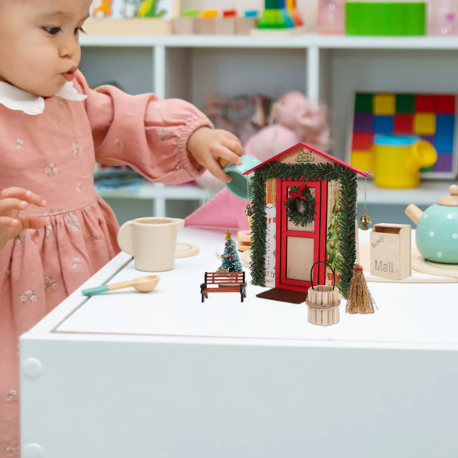 1Set Christmas Mini Decor Set for Dollhouse Interiors Doorway Scene Accessories Tiny House Holiday Decoration Mini Prop Kit
1Set Christmas Mini Decor Set for Dollhouse Interiors Doorway Scene Accessories Tiny House Holiday Decoration Mini Prop Kit