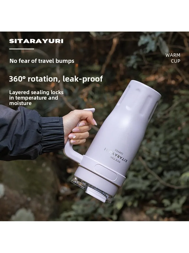 Portable Coffee Water Bottle with Handle High Aesthetic Value for Men And Women Office Use Ice Domir Stainl Steel Cup
Portable Coffee Water Bottle with Handle High Aesthetic Value for Men And Women Office Use Ice Domir Stainl Steel Cup