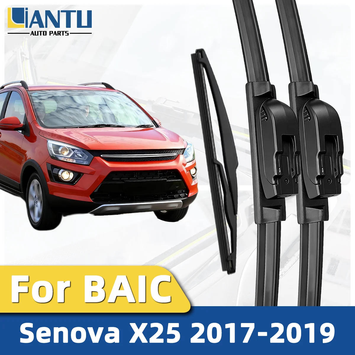Комплект из 1/3 шт. передних и задних дворников для BAIC Senova X25 2017-2019, бесшумные дворники для лобового стекла, автомобильные аксессуары 2018 2017
Комплект из 1/3 шт. передних и задних дворников для BAIC Senova X25 2017-2019, бесшумные дворники для лобового стекла, автомобильные аксессуары 2018 2017