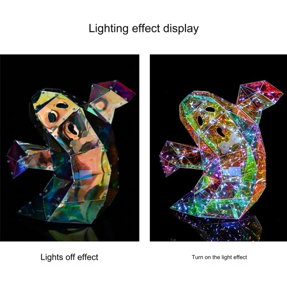 Светодиодная призма-светильник AT14 в виде призрачной статуэтки, радужная, для Хэллоуина, ночник-призрак
Светодиодная призма-светильник AT14 в виде призрачной статуэтки, радужная, для Хэллоуина, ночник-призрак