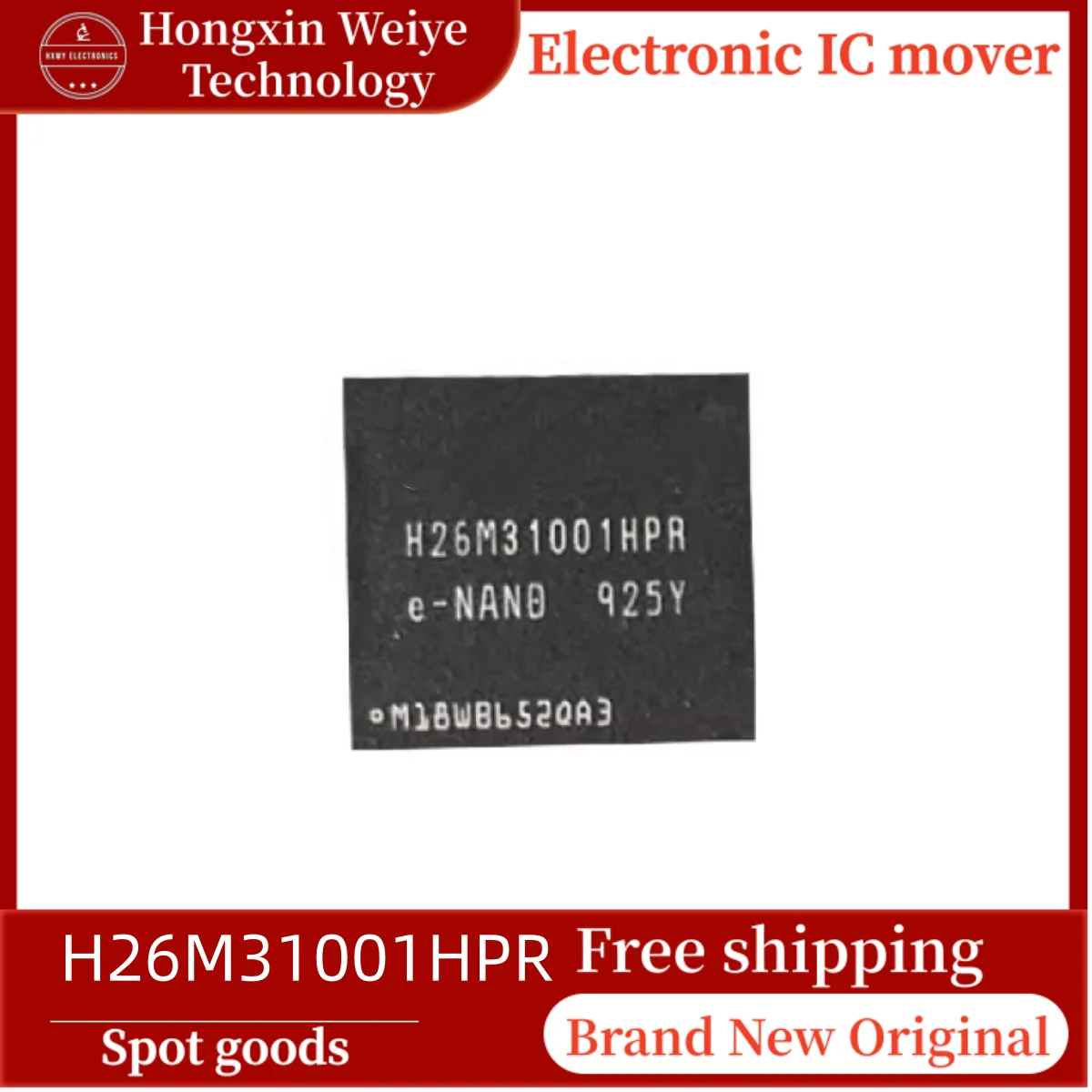 5/10/30 PCS H26M31001HPR BGA 4G EMMC Memory IC Brand New Free Shipping
5/10/30 PCS H26M31001HPR BGA 4G EMMC Memory IC Brand New Free Shipping