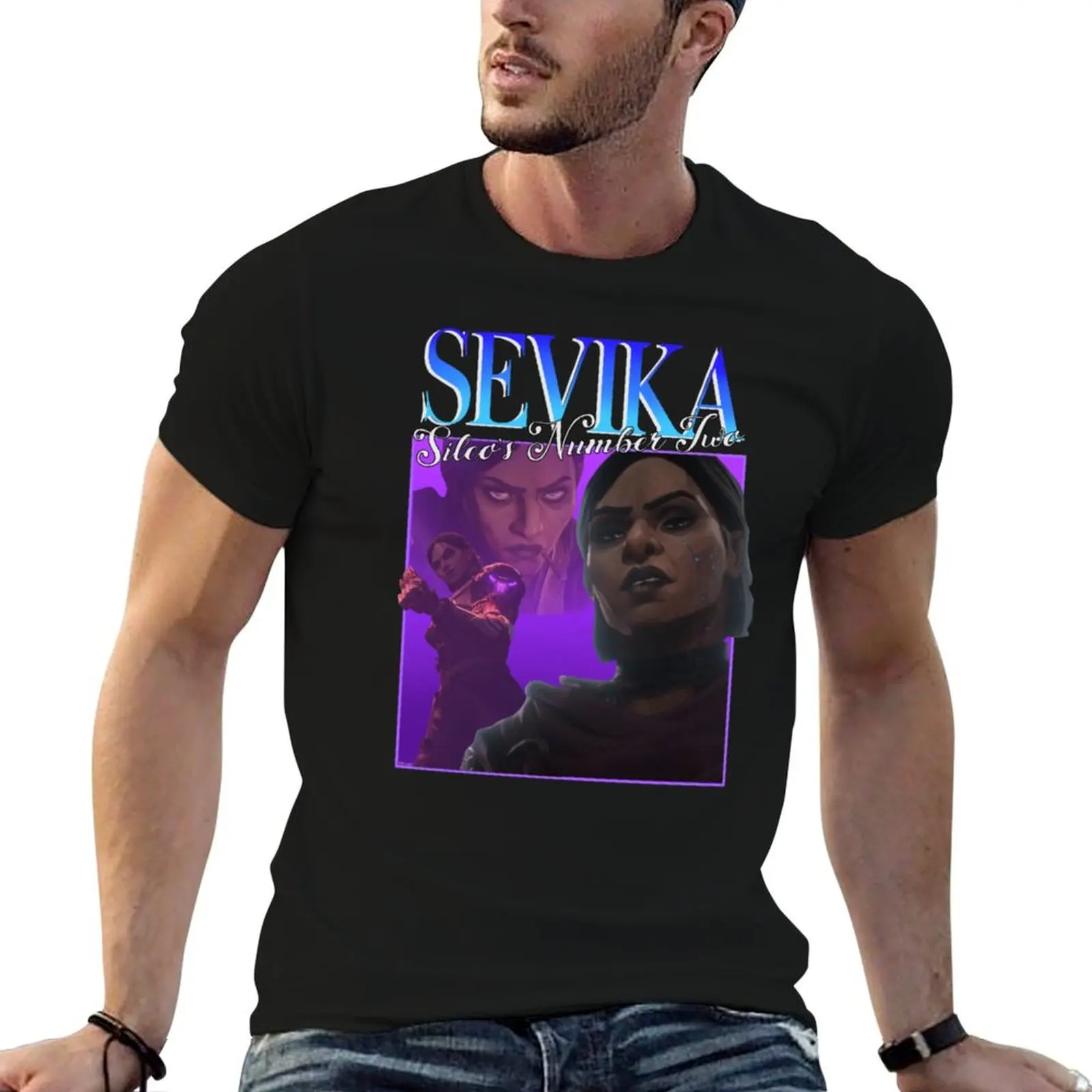 tshirt Sevika anime g t for man T-Shirt 90s men shirts
tshirt Sevika anime g t for man T-Shirt 90s men shirts