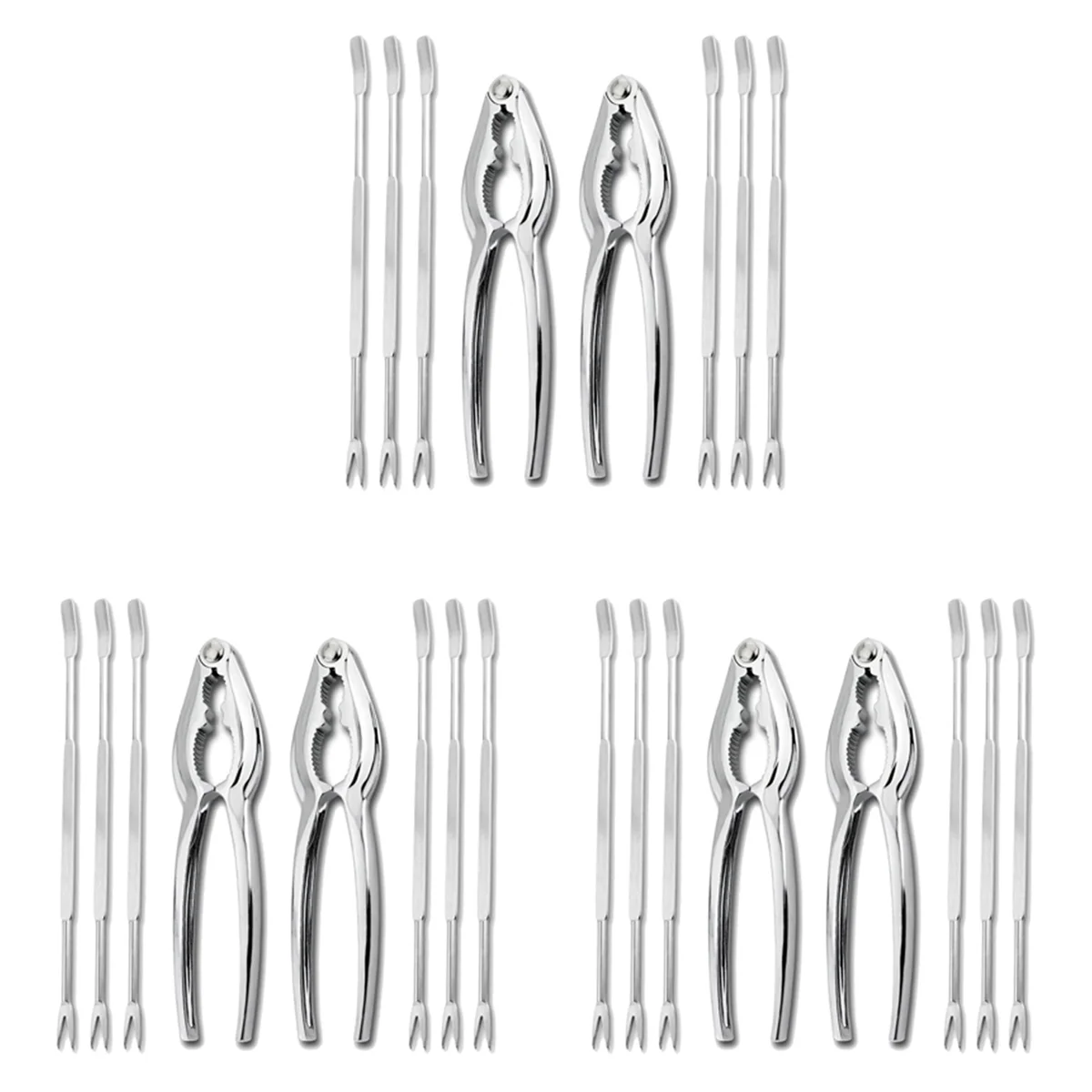 24 Piece Seafood Tool Kit, Stainless Steel Crab Leg and Forks Nut Set Shellfish Sheller
24 Piece Seafood Tool Kit, Stainless Steel Crab Leg and Forks Nut Set Shellfish Sheller