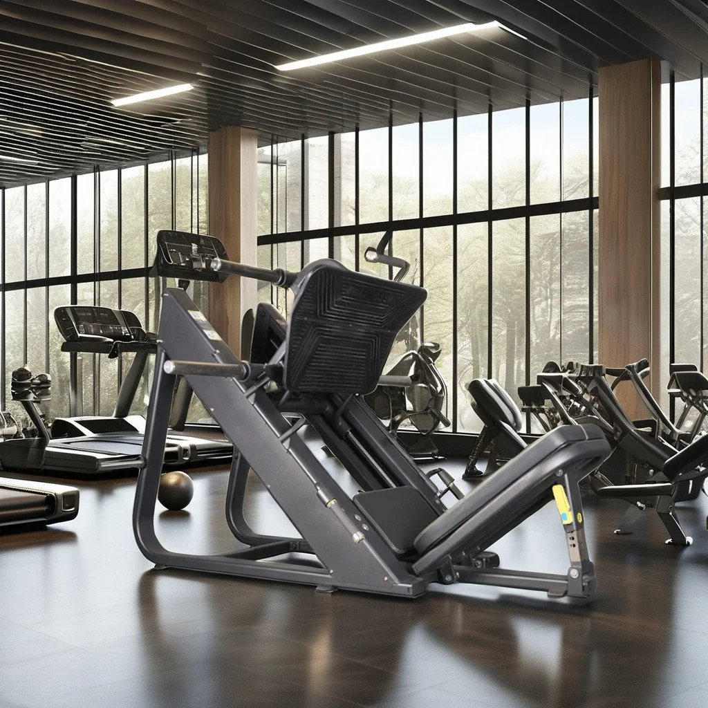 Universal Plate-loaded Leg Press Gym Equipment, Commercial Leg Trainer
Universal Plate-loaded Leg Press Gym Equipment, Commercial Leg Trainer