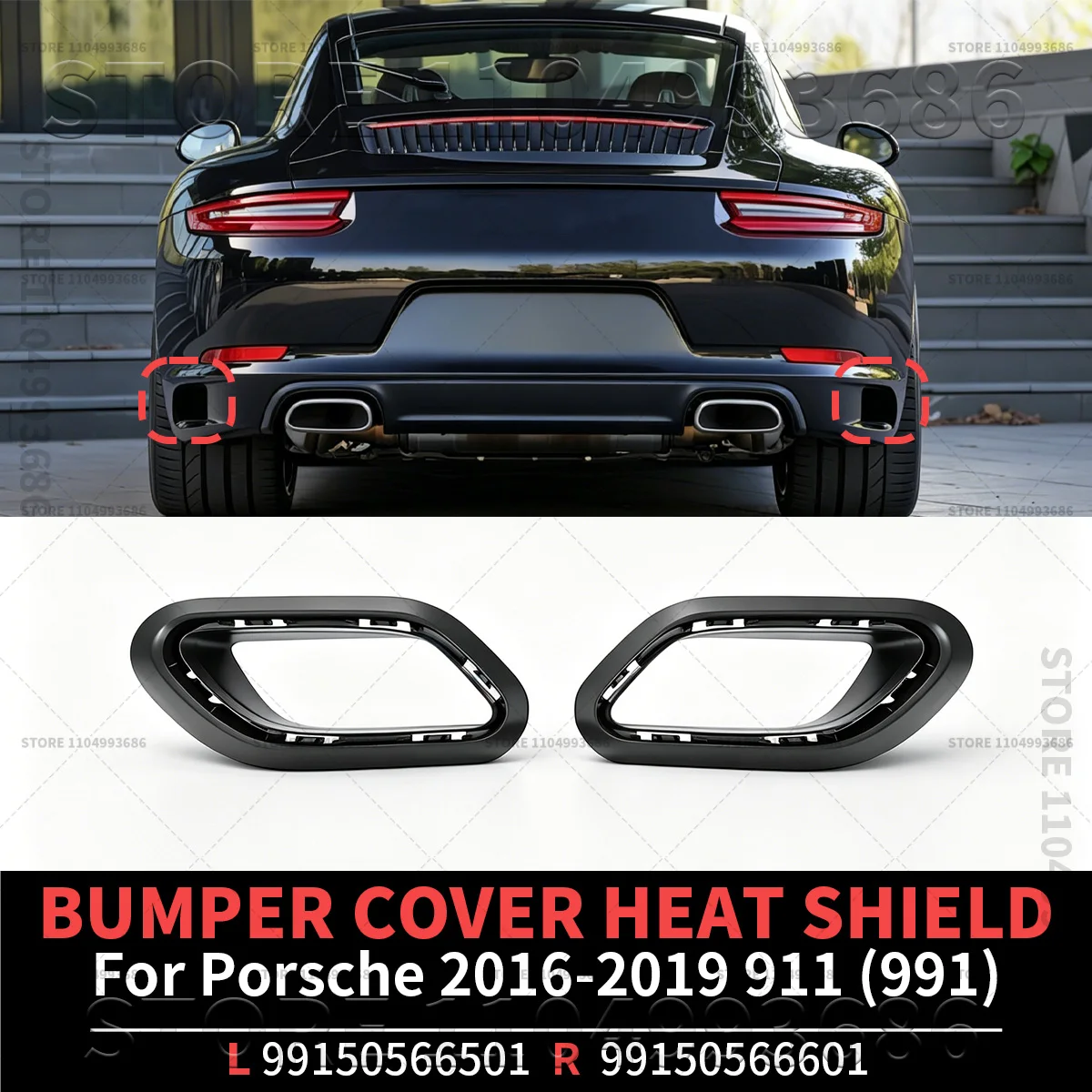 For Porsche 2016 2017 2018 2019 911 (991) BUMPER COVER HEAT SHIELD OEM 99150566501OK1 99150566601OK1 99150566501 99150566601
For Porsche 2016 2017 2018 2019 911 (991) BUMPER COVER HEAT SHIELD OEM 99150566501OK1 99150566601OK1 99150566501 99150566601