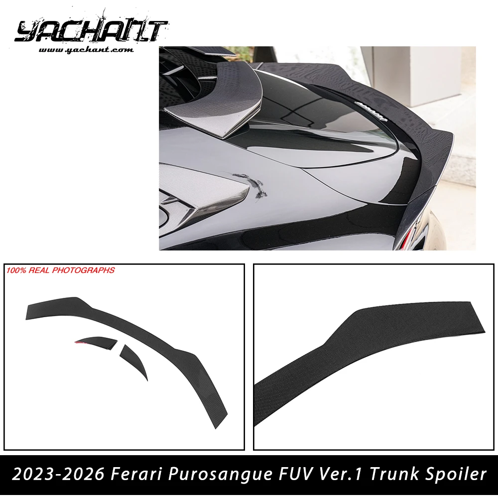 New Arrival CF Carbon Fiber Trunk Spoiler Fit For 2023-2026 Ferrari Purosangue FUV Ver.1 Trunk Spoiler Rear Spoiler Wing
New Arrival CF Carbon Fiber Trunk Spoiler Fit For 2023-2026 Ferrari Purosangue FUV Ver.1 Trunk Spoiler Rear Spoiler Wing