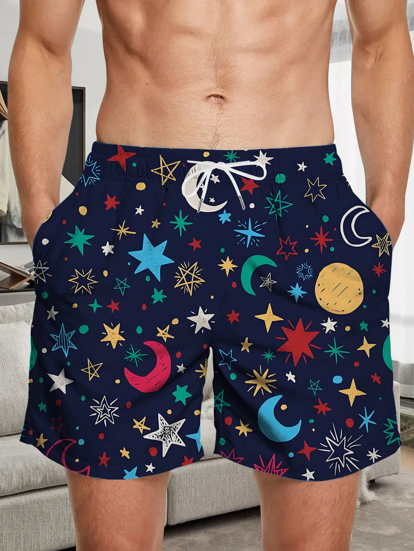 Classic Full Print Beach Pants Men Digital Printed Quick Dry Polyester Short Pants
Classic Full Print Beach Pants Men Digital Printed Quick Dry Polyester Short Pants