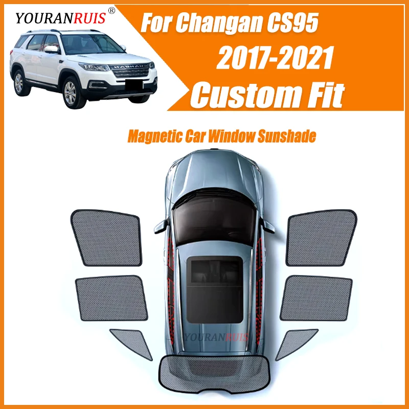 Magnetic black Car Windows Sunshade Side Heat insulation Mesh Sun Curtain Visor UV Protection For Changan CS95 2017-2021
Magnetic black Car Windows Sunshade Side Heat insulation Mesh Sun Curtain Visor UV Protection For Changan CS95 2017-2021