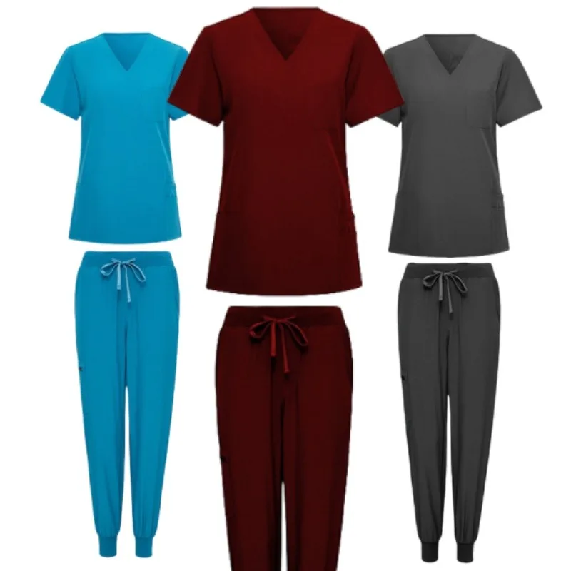 Spa Uniform - Stretch-Fit Short Sleeve Scrub Top & Pants Comfort Stretch Healthcare Workwear for Doctors
Spa Uniform - Stretch-Fit Short Sleeve Scrub Top & Pants Comfort Stretch Healthcare Workwear for Doctors