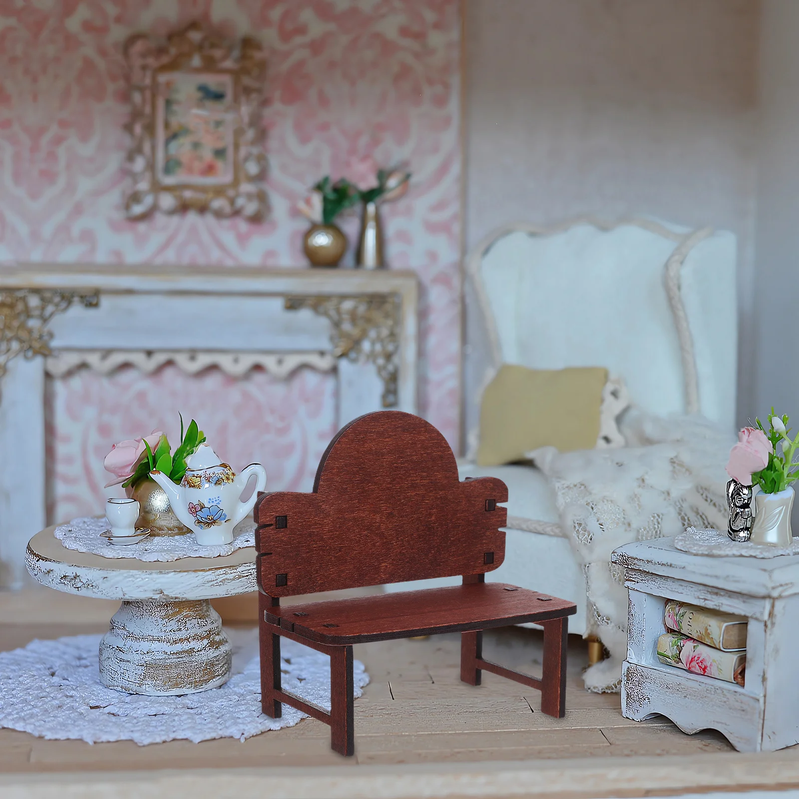 2Pcs Miniature Wooden Chair Vintage Retro Style Dollhouse Furniture for Micro Landscapes Home Decor Tiny Scene Enhancement
2Pcs Miniature Wooden Chair Vintage Retro Style Dollhouse Furniture for Micro Landscapes Home Decor Tiny Scene Enhancement