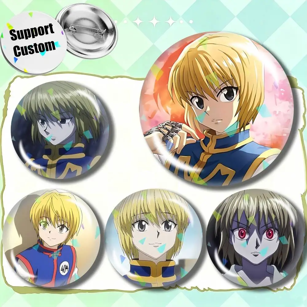 Chain Avenger Kurapika Anime HXH Customizable Round Brooch Pins, Personalized Badges With Broken Glass Design Fashion Accessory
Chain Avenger Kurapika Anime HXH Customizable Round Brooch Pins, Personalized Badges With Broken Glass Design Fashion Accessory