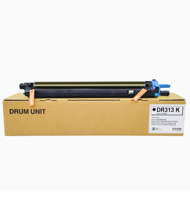 High Quality New DR313K DR313 Drum Unit For KONICA MINOLTA Bizhub C258 C308 C368 C458 C558 C658 A7U40RD A7U40TD DR313 Drum Unit
High Quality New DR313K DR313 Drum Unit For KONICA MINOLTA Bizhub C258 C308 C368 C458 C558 C658 A7U40RD A7U40TD DR313 Drum Unit