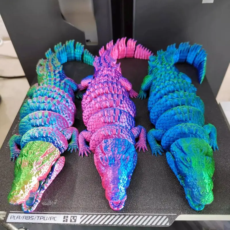 3D Printed Crocodile Articulated Model Toy Realistic Handmade Gift Stress Relief Decor,Joints and Mouth Can Be Articulated
3D Printed Crocodile Articulated Model Toy Realistic Handmade Gift Stress Relief Decor,Joints and Mouth Can Be Articulated