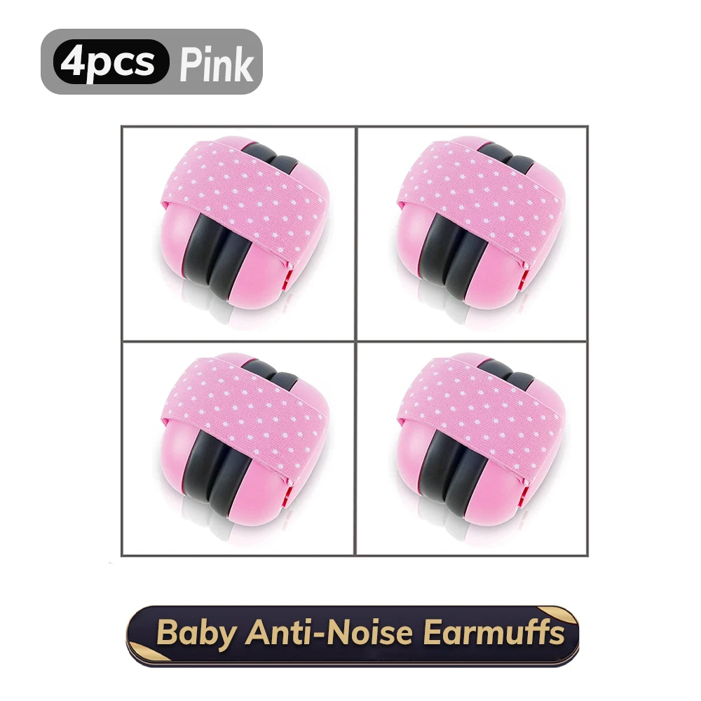 4PCS Newest Baby Ear Safety Hear Protection Sleeping Earmuff Reduction Noise Proof Headphone with Elastic Adjustable Headband
4PCS Newest Baby Ear Safety Hear Protection Sleeping Earmuff Reduction Noise Proof Headphone with Elastic Adjustable Headband