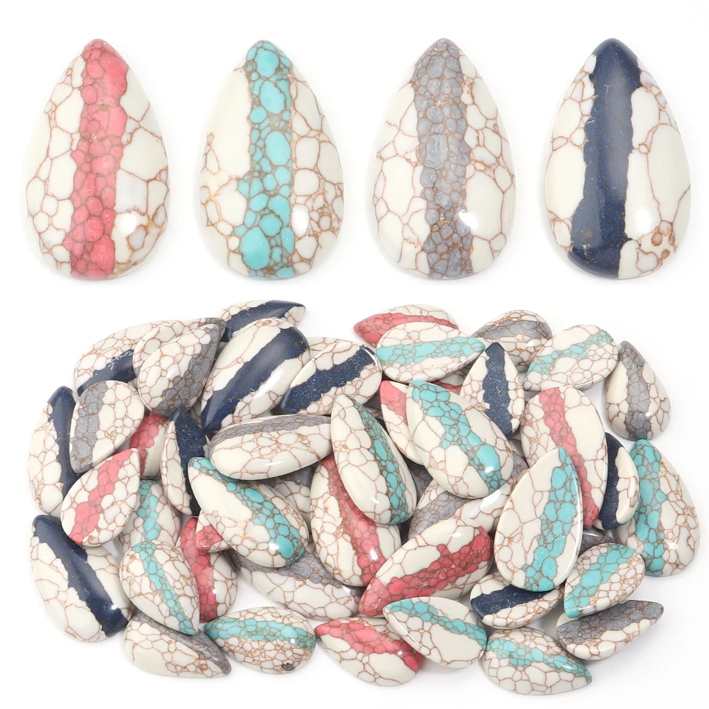 5pcs/lot Natural Stone Water Drop Cabochon Colorful Turquoise Flatback Cabochon Cameo For DIY Crafts Rings Necklace Accessories
5pcs/lot Natural Stone Water Drop Cabochon Colorful Turquoise Flatback Cabochon Cameo For DIY Crafts Rings Necklace Accessories