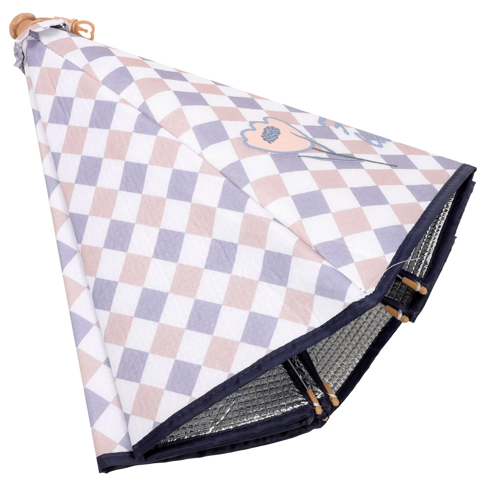 Folding Food Covers Meal Dome Insulation Protector Mesh Umbrella Blue White Check Oxford Cloth Triple Layer Kitchen Dining Table
Folding Food Covers Meal Dome Insulation Protector Mesh Umbrella Blue White Check Oxford Cloth Triple Layer Kitchen Dining Table