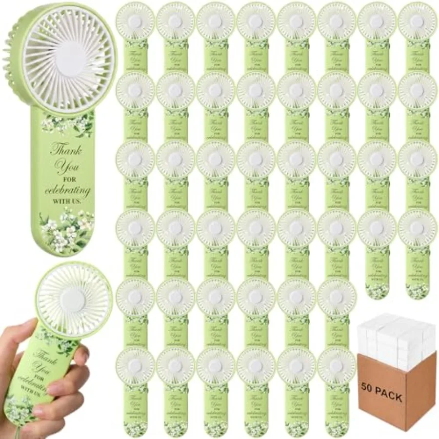 50pcs Wedding Handheld Fans for Guest Mini Portable Fans Bulk Thank You for Celebrating with Us Gifts for Summer Bridal Shower
50pcs Wedding Handheld Fans for Guest Mini Portable Fans Bulk Thank You for Celebrating with Us Gifts for Summer Bridal Shower
