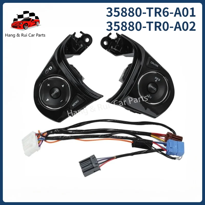 35880-TR6-A01 35880-TR0-A02 Car Multifunction Steering Wheel Control Switch Cruise Button for Honda Civic 1.8L 2012-2015
35880-TR6-A01 35880-TR0-A02 Car Multifunction Steering Wheel Control Switch Cruise Button for Honda Civic 1.8L 2012-2015