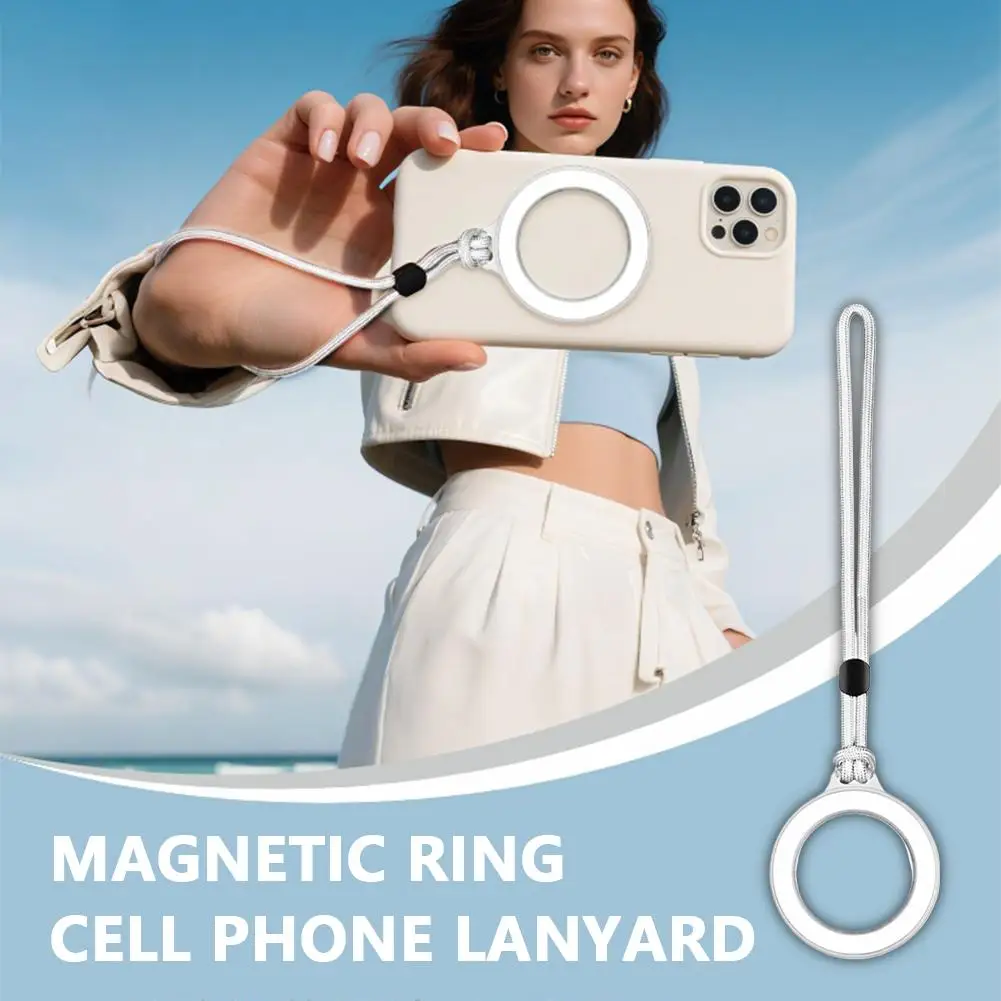 Магнитный ремешок для телефона MagSafe для iPhone, 2-сторонняя липкая подвесная подставка для пальцев с ремешком на запястье против потери
Магнитный ремешок для телефона MagSafe для iPhone, 2-сторонняя липкая подвесная подставка для пальцев с ремешком на запястье против потери