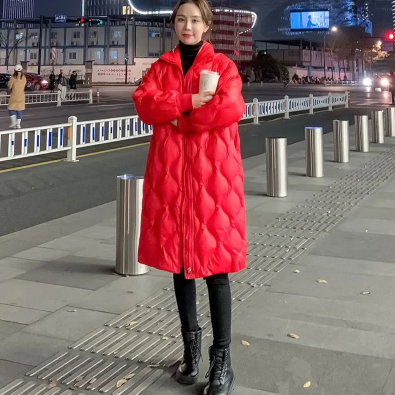 2023 New Women Down Cotton coat Winter Jacket Female Mid length version Parkas thick warm Loose Outwear stand collar Overcoat
2023 New Women Down Cotton coat Winter Jacket Female Mid length version Parkas thick warm Loose Outwear stand collar Overcoat