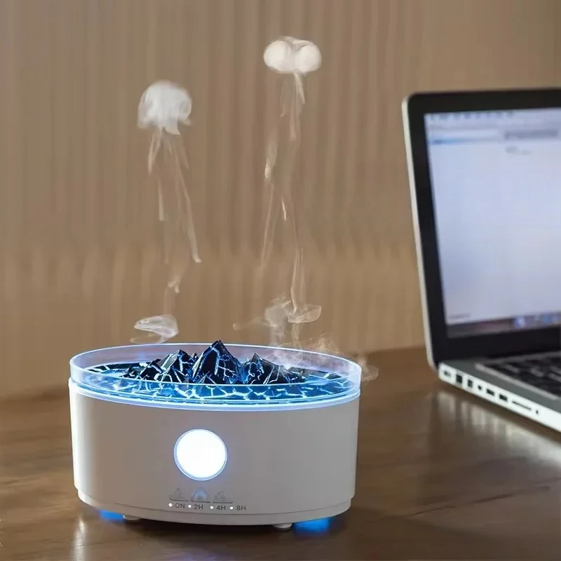 # LNew Arrival 7 Color Led Light Volcano Flame Air Humidifier Double Spray Jellyfish Smoke Ring Ultrasonic Aroma Diffuser
# LNew Arrival 7 Color Led Light Volcano Flame Air Humidifier Double Spray Jellyfish Smoke Ring Ultrasonic Aroma Diffuser