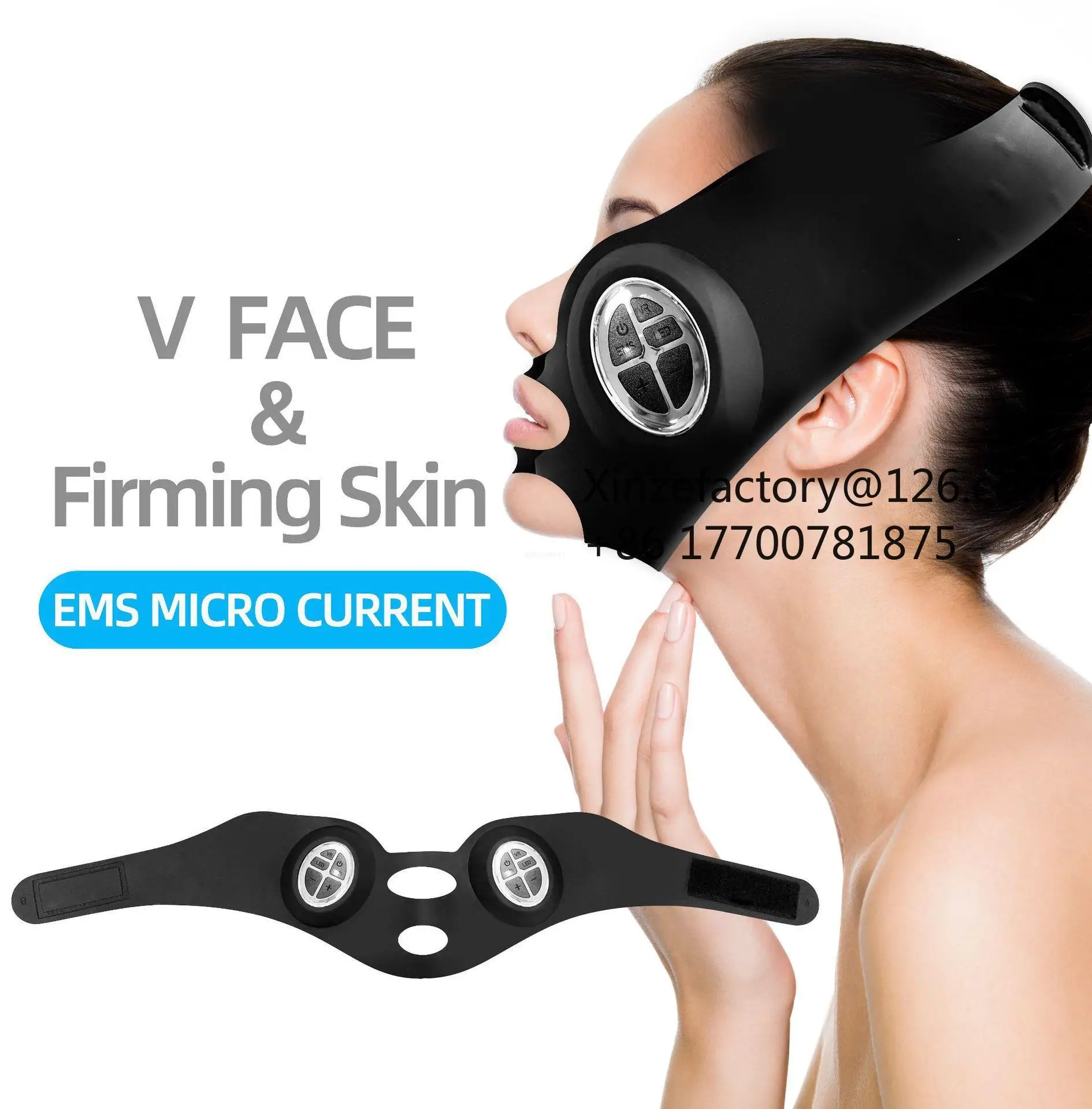 Factory Direct 2026 Top RatedMicro-current Face-lifting Mask Face-lifting Bandage Color Light V Face Shaping Beauty Instrument
Factory Direct 2026 Top RatedMicro-current Face-lifting Mask Face-lifting Bandage Color Light V Face Shaping Beauty Instrument