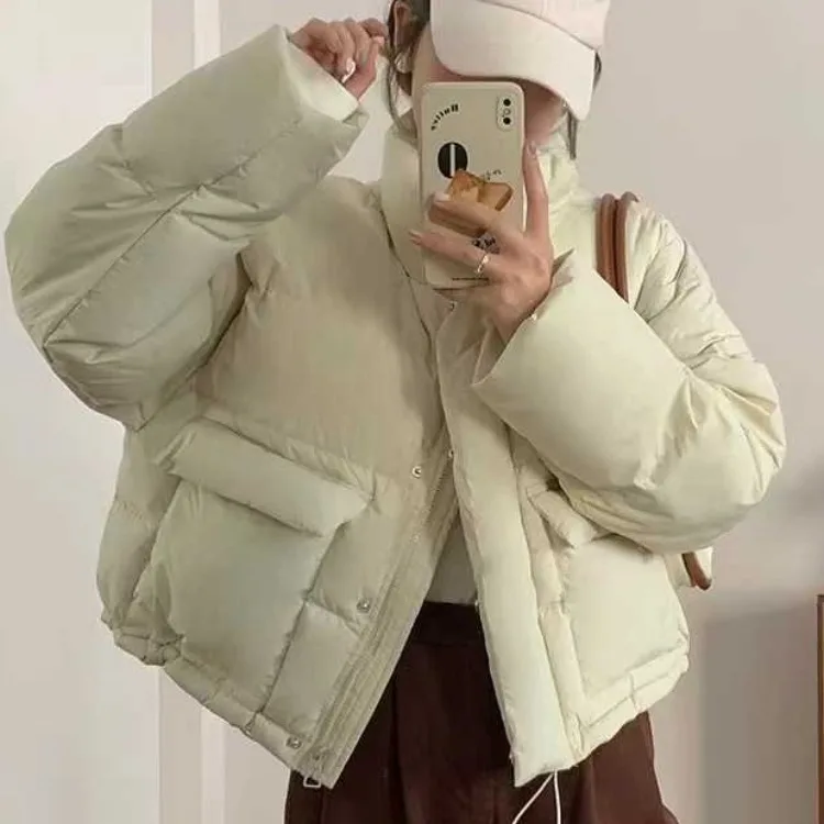 Шикарная осенне-зимняя повседневная женская верхняя одежда с воротником-стойкой, хлопковая куртка, универсальная теплая молодежная одежда
Шикарная осенне-зимняя повседневная женская верхняя одежда с воротником-стойкой, хлопковая куртка, универсальная теплая молодежная одежда