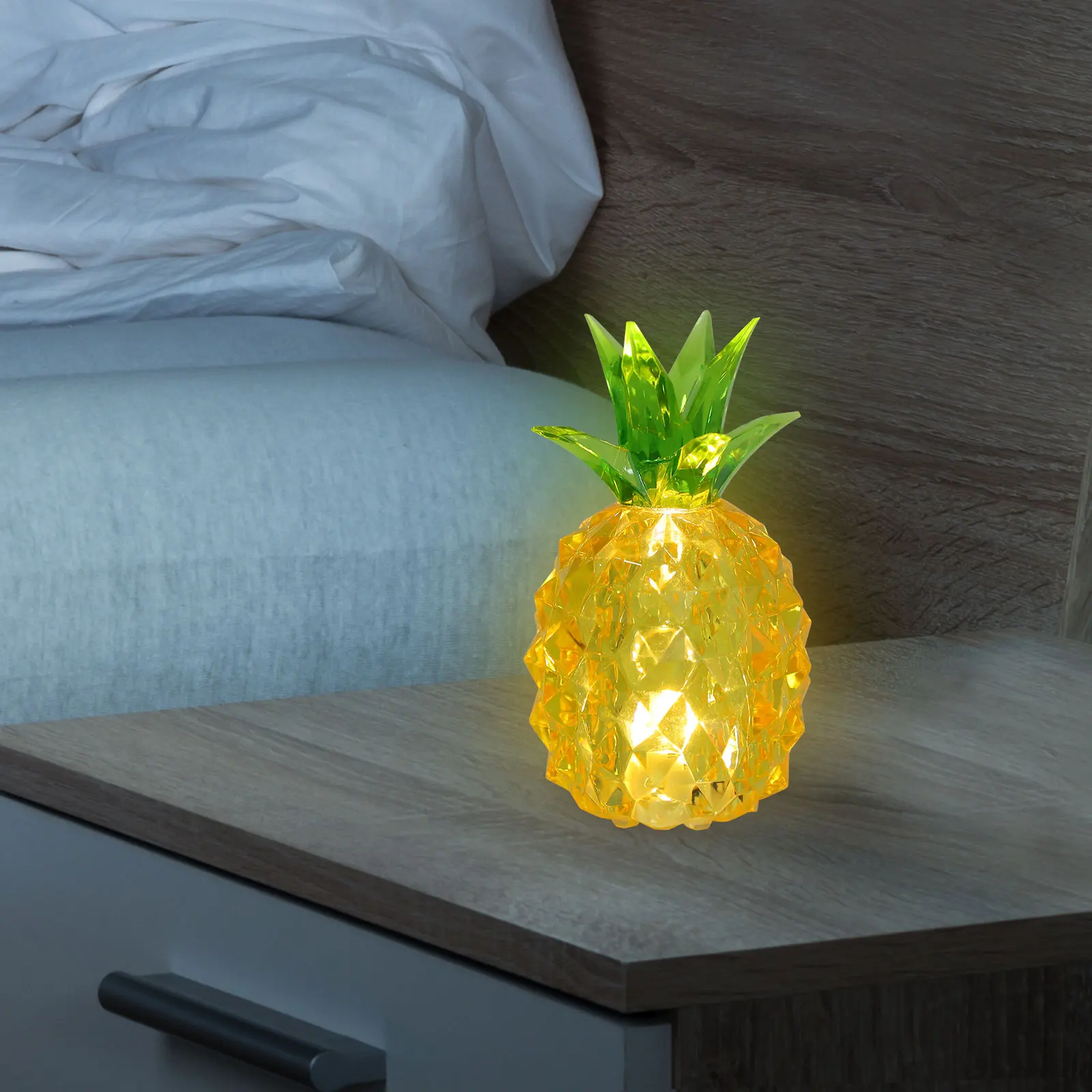 LED Pineapple Lamp Acrylic Decorative Night Light Glow Ornament Artificial Fruit Pot Home Desktop Small LED Lamp
LED Pineapple Lamp Acrylic Decorative Night Light Glow Ornament Artificial Fruit Pot Home Desktop Small LED Lamp