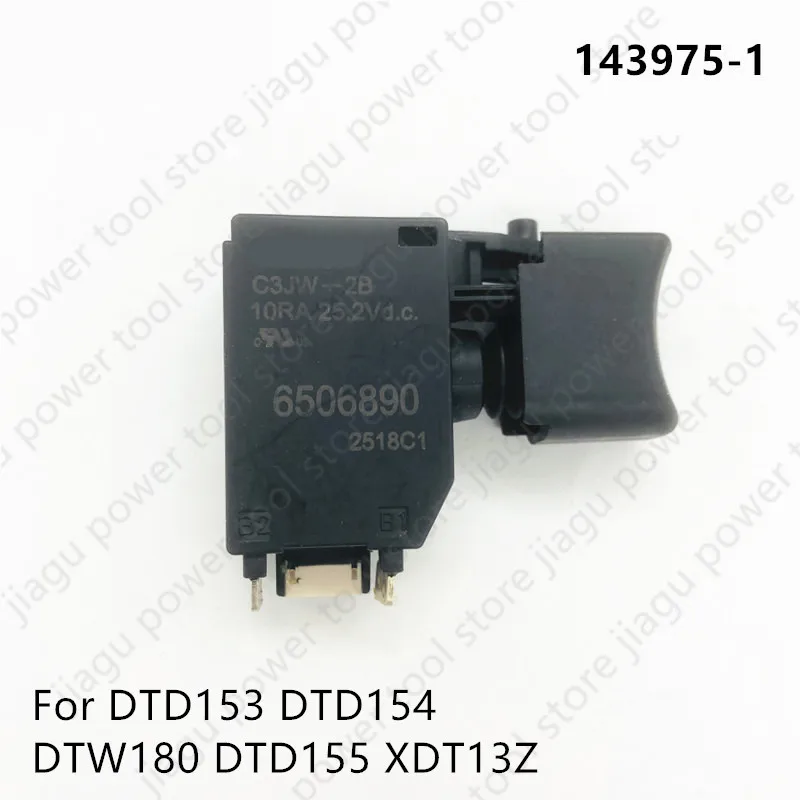 Switch 6506890 Replace For Makita DTD153 DTD154 TD154D DTD154RTE DTD154Z XDT13Z DTD153RFE DTD153RTE DTD153Z DTW180 DTD155
Switch 6506890 Replace For Makita DTD153 DTD154 TD154D DTD154RTE DTD154Z XDT13Z DTD153RFE DTD153RTE DTD153Z DTW180 DTD155
