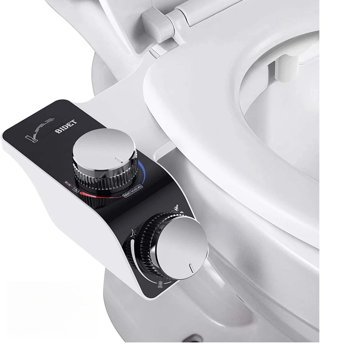 Non-Electric Adjustable Water Pressure Hot Cold Warm Water Bidet self Cleaning Dual Nozzle Sprays Bidet Attachment
Non-Electric Adjustable Water Pressure Hot Cold Warm Water Bidet self Cleaning Dual Nozzle Sprays Bidet Attachment