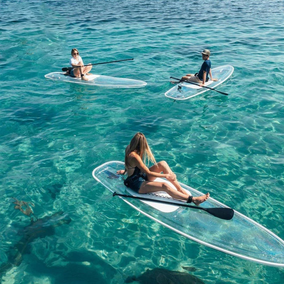 Factory Price Clear SUP Surfboard Single 3m Transparent SUP Clear Paddle Board Transparent SUP Board For Surfing
Factory Price Clear SUP Surfboard Single 3m Transparent SUP Clear Paddle Board Transparent SUP Board For Surfing