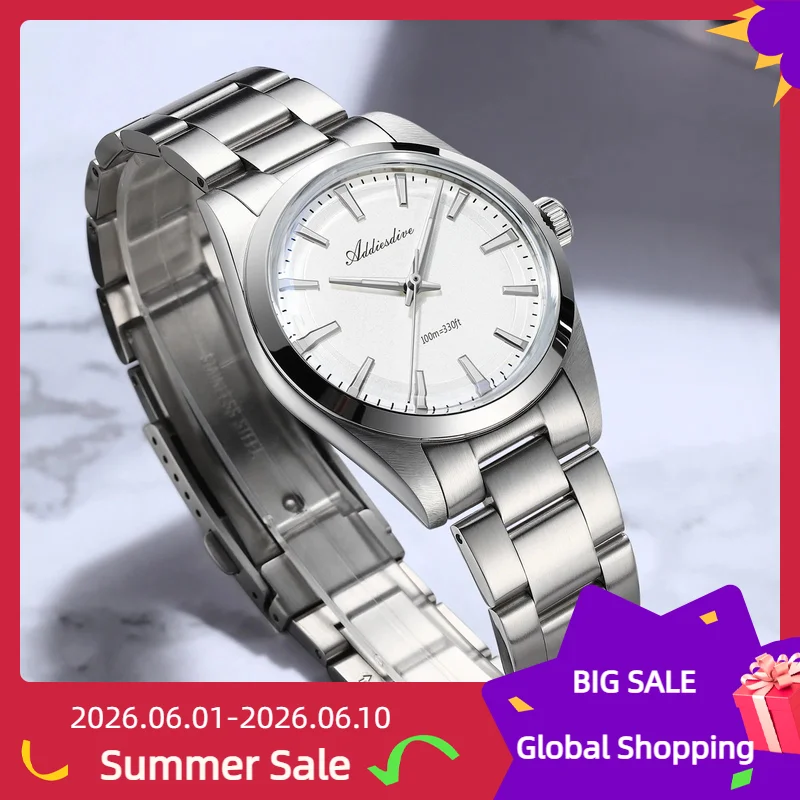 ADDIESDIVE AD2066 Bubble Mirror Glass Super Luminous Wristwatch 316L Stainless Steel 10Bar Waterproof Watches Relogios Masculino
ADDIESDIVE AD2066 Bubble Mirror Glass Super Luminous Wristwatch 316L Stainless Steel 10Bar Waterproof Watches Relogios Masculino