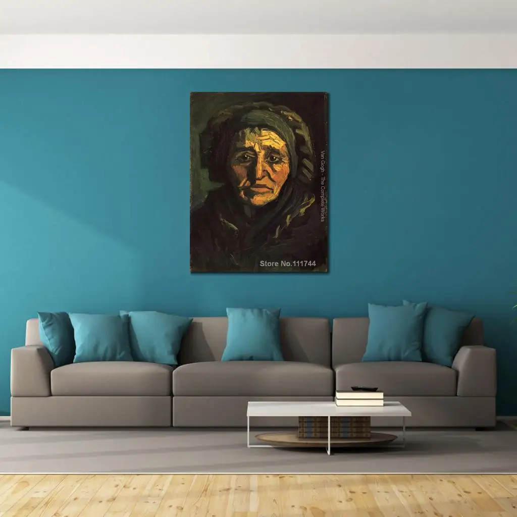 Art for Living Room Wall Head of A Peasant Woman with A Greenish Lace Cap by Vincent Van Gogh Paintings High Quality Handpainted
Art for Living Room Wall Head of A Peasant Woman with A Greenish Lace Cap by Vincent Van Gogh Paintings High Quality Handpainted
