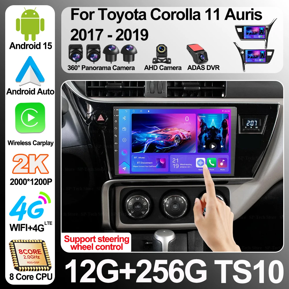 Android 16 For Toyota Corolla 11 Auris 2017 - 2019 2k Qled Android Car Radio Multimedia Video Player Gps Stereo Carplay Wifi Rds
Android 16 For Toyota Corolla 11 Auris 2017 - 2019 2k Qled Android Car Radio Multimedia Video Player Gps Stereo Carplay Wifi Rds