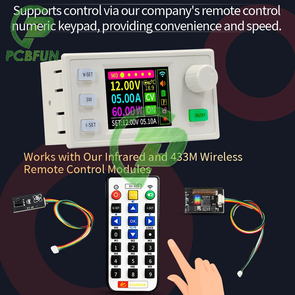 Sinilink Adjustable Step-Down Power Supply Module XY8030S XY12530S Digital DC Regulator with MPPT Solar Charging 2400W 3750W
Sinilink Adjustable Step-Down Power Supply Module XY8030S XY12530S Digital DC Regulator with MPPT Solar Charging 2400W 3750W