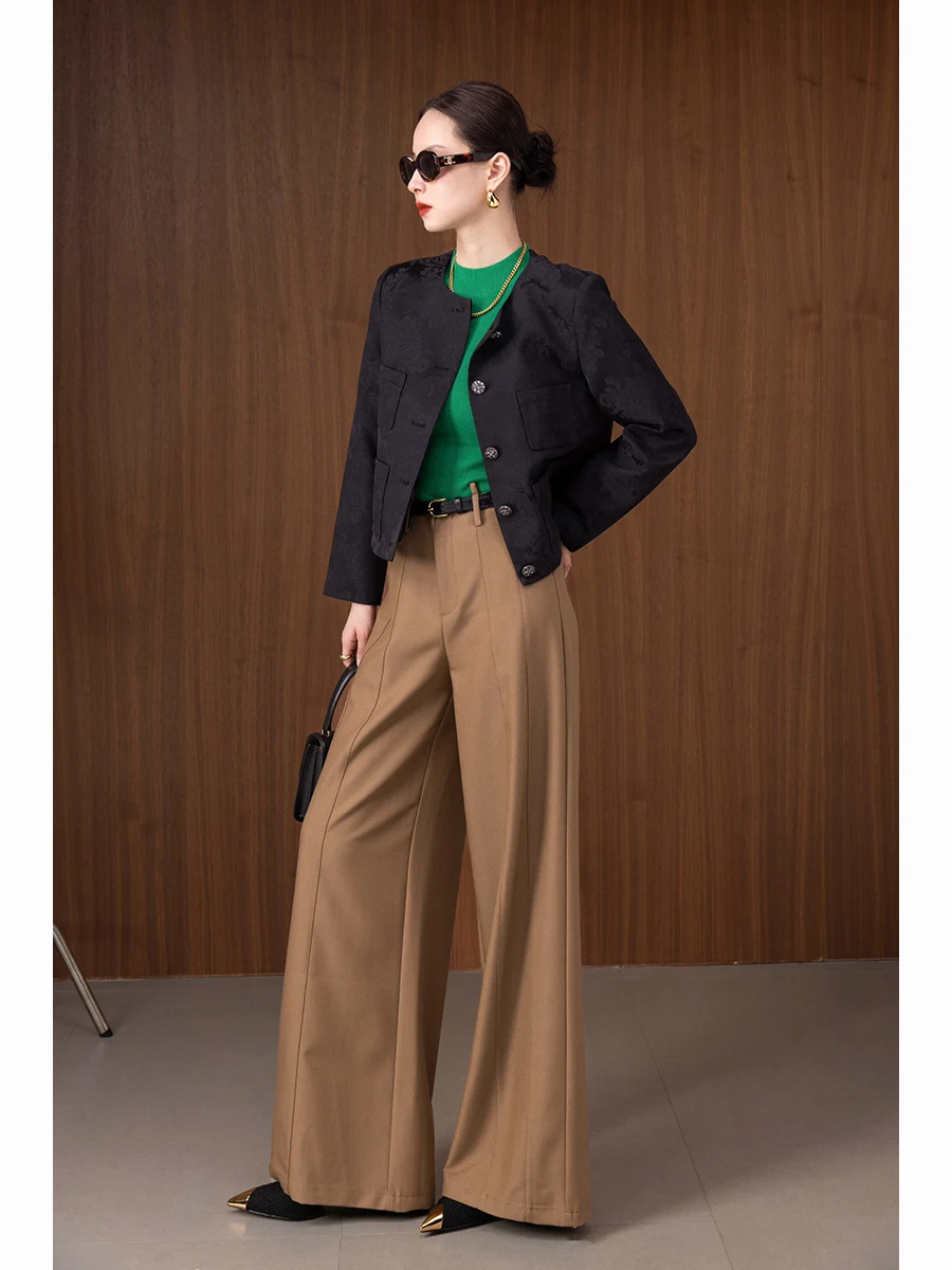 Duetto New Chinese Sle Hidden Pattern Embroidery Precision Spun Wool Jaet ort Outerwear round Ne Original Design
Duetto New Chinese Sle Hidden Pattern Embroidery Precision Spun Wool Jaet ort Outerwear round Ne Original Design