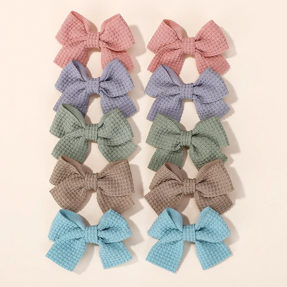 10Pcs/set Sweet Soft Cotton Bow Hairpin for Baby Girl Hairpin Color Block Delicate Hairgripe Barrettes Kawaii Child Accessories
10Pcs/set Sweet Soft Cotton Bow Hairpin for Baby Girl Hairpin Color Block Delicate Hairgripe Barrettes Kawaii Child Accessories