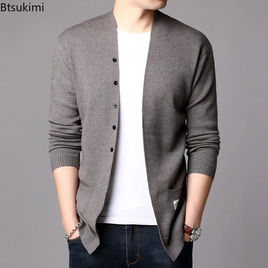 Autumn Winter Fashion Men's Knitting Cardigans Korean Style Casual Sweater Coats Male Streetwear Solid Slim Fit Sweater Jackets
Autumn Winter Fashion Men's Knitting Cardigans Korean Style Casual Sweater Coats Male Streetwear Solid Slim Fit Sweater Jackets