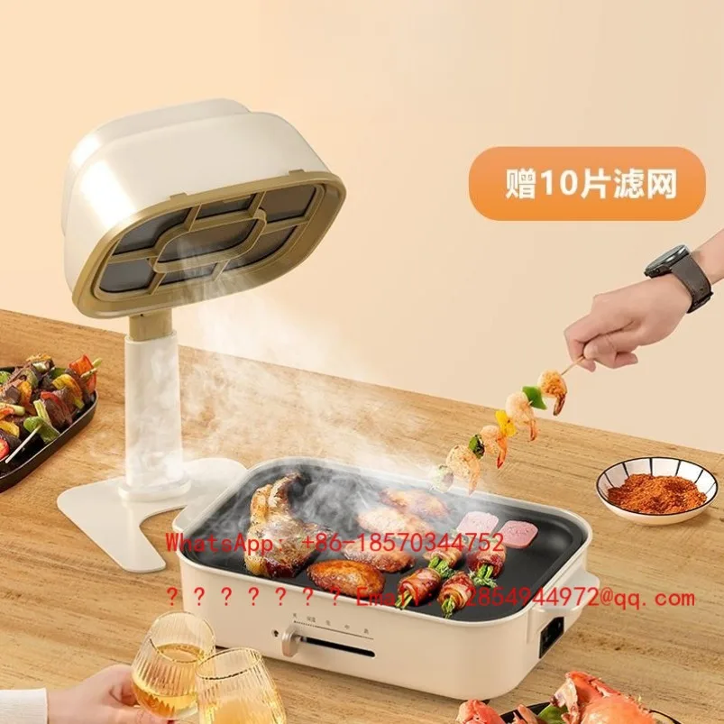 Desktop Range Hood Household Living Room Hot Pot BBQ Deodorization Deodorization of Oil Fume Removable Clean Taste Artifact
Desktop Range Hood Household Living Room Hot Pot BBQ Deodorization Deodorization of Oil Fume Removable Clean Taste Artifact