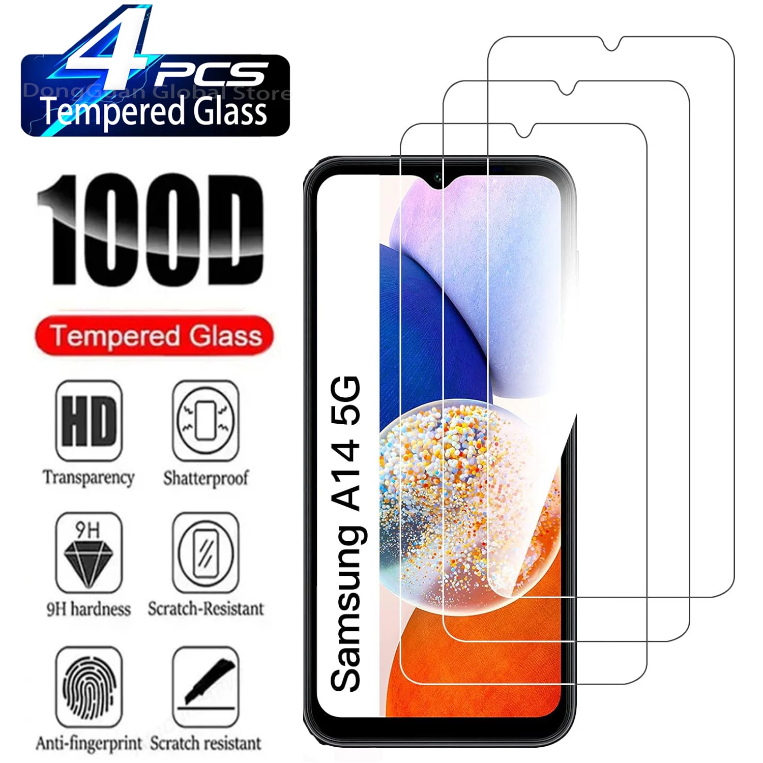 2/4Pcs HD Screen Protector Film For Samsung Galaxy A14 4G/5G 9H Tempered Glass
2/4Pcs HD Screen Protector Film For Samsung Galaxy A14 4G/5G 9H Tempered Glass