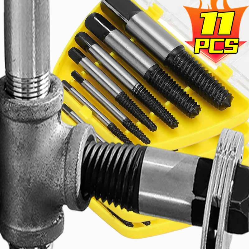 Damaged Broken Screw Extractor Drill Bits Coarse Teeth Water Pipe Extractor Wood Screw Remover Tools Broken Head Screw Extractor
Damaged Broken Screw Extractor Drill Bits Coarse Teeth Water Pipe Extractor Wood Screw Remover Tools Broken Head Screw Extractor
