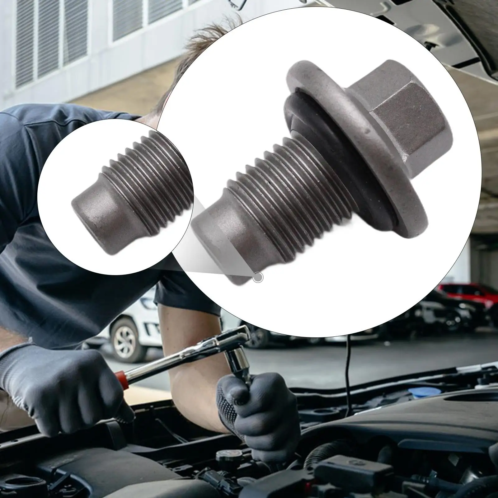 Engine Oil Sump Drain Plug Kit with Washer M14x1.5 for Ford Engine Oil Extractor Pump Models
Engine Oil Sump Drain Plug Kit with Washer M14x1.5 for Ford Engine Oil Extractor Pump Models