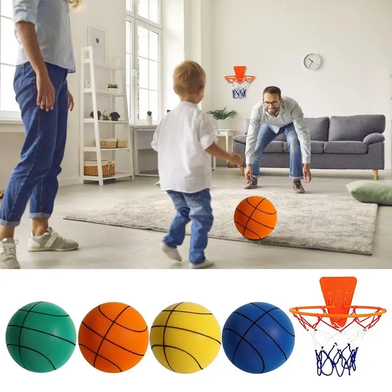 Noiseless Basketball Silent Hoops Basketball No Noise Sport Ball Soft Bounce Equipment For Home Gym Apartment Door Or Wall
Noiseless Basketball Silent Hoops Basketball No Noise Sport Ball Soft Bounce Equipment For Home Gym Apartment Door Or Wall