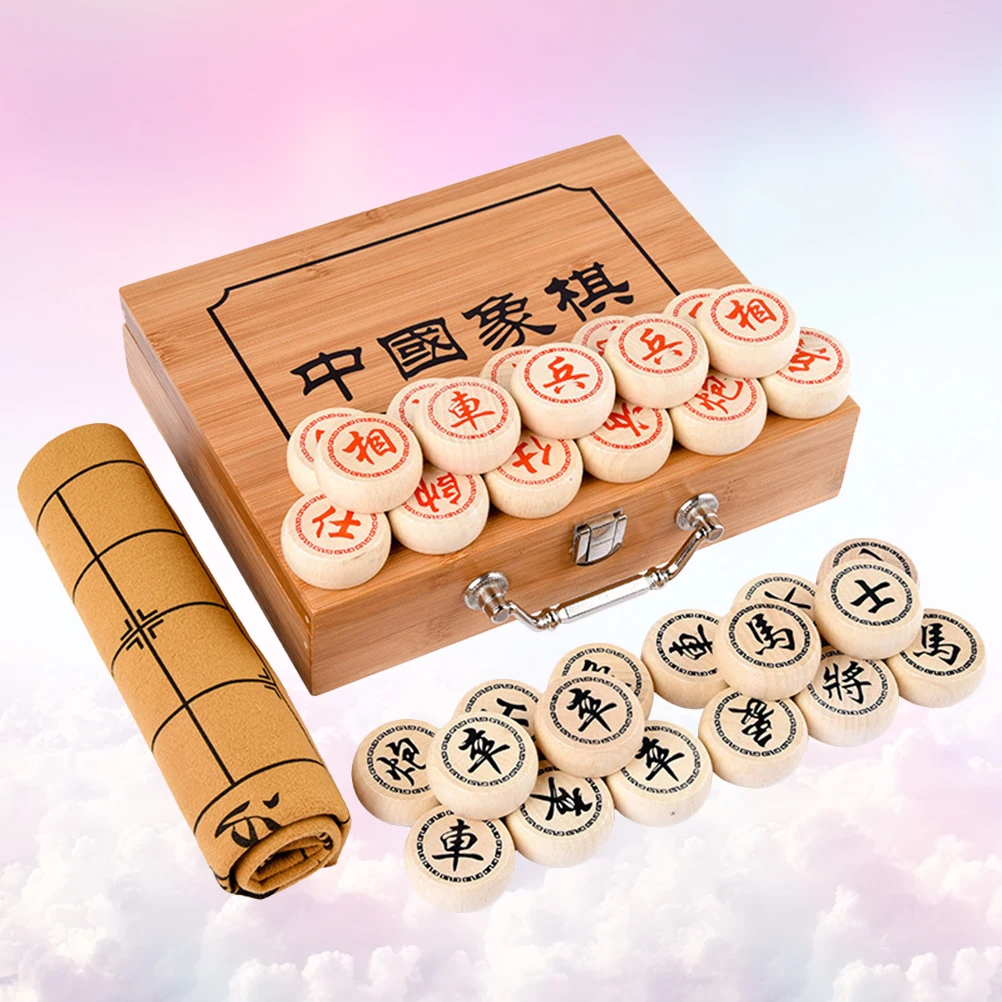 1 Box Premium Wooden Chinese Foldable High-Grade Educational For Adults Travel Bamboo Box Set Checkers Wooden Chess
1 Box Premium Wooden Chinese Foldable High-Grade Educational For Adults Travel Bamboo Box Set Checkers Wooden Chess