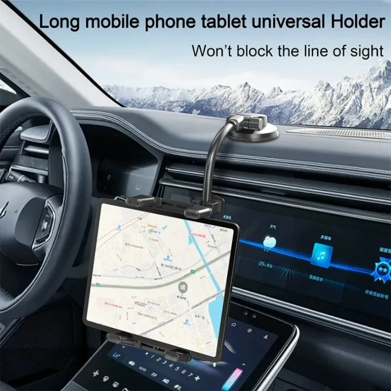 Car Dashboard Tablet Holder Car Suction Cup for Car Windshield Mount with Large Clamp for All 5"-15" Tablet and Phone Devices
Car Dashboard Tablet Holder Car Suction Cup for Car Windshield Mount with Large Clamp for All 5"-15" Tablet and Phone Devices